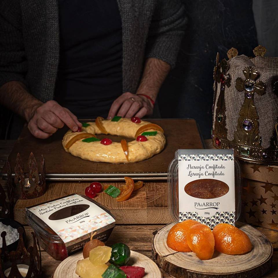 Cómo hacer fruta escarchada sin azúcar para decorar tu roscón de Reyes